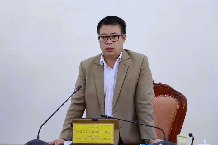 Phó Chủ tịch UBND tỉnh Lâm Đồng Nguyễn Ngọc Phúc yêu cầu các sở, ngành, địa phương tập trung hoàn thành các nhiệm vụ được giao
