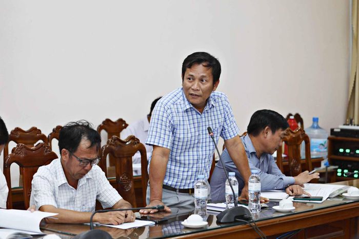 Đại diện nhà thầu dự án Cầu Phước Cát cam kết tiến độ thực hiện tại cuộc họp