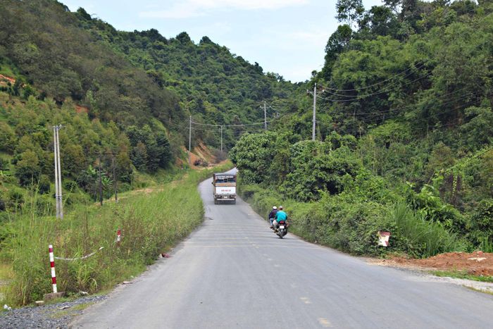 Đoạn ĐT721, các đơn vị chưa thực hiện thi công