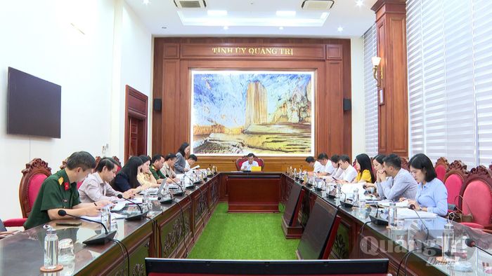 Quang cảnh buổi làm việc - Ảnh: N.L