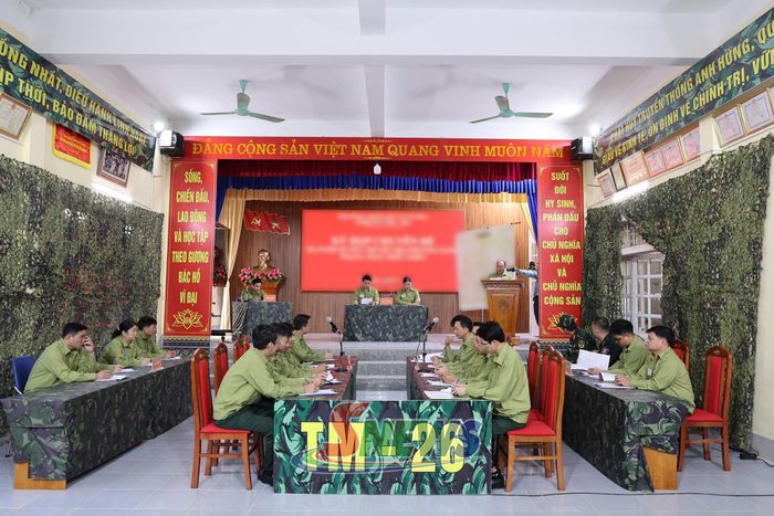 Xã Tô Múa triển khai các nội dung diễn tập chiến đấu phòng thủ.