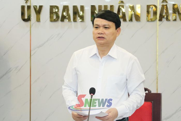 Phó Chủ tịch UBND Đặng Ngọc Hậu kết luận cuộc làm việc