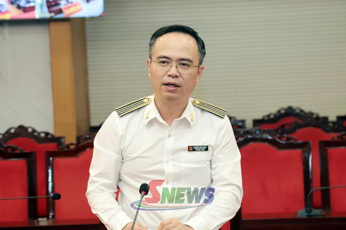 Đồng chí Nguyễn Hữu Phúc, Kiểm toán trưởng Kiểm toán Nhà nước khu vực I phát biểu tại hội nghị.