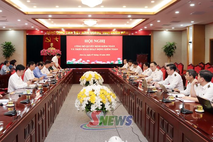 Hội nghị công bố quyết định kiểm toán và triển khai hoạt động kiểm toán tại Sơn La.