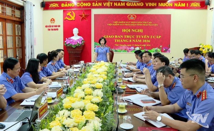 Viện Kiểm sát nhân dân tỉnh Thái Nguyên triển khai Nghị quyết số 205/2025/QH15 của Quốc hội.