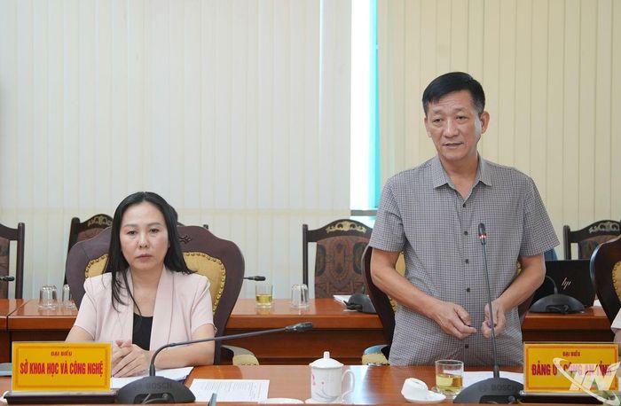 Đại biểu phát biểu tại Hội nghị.