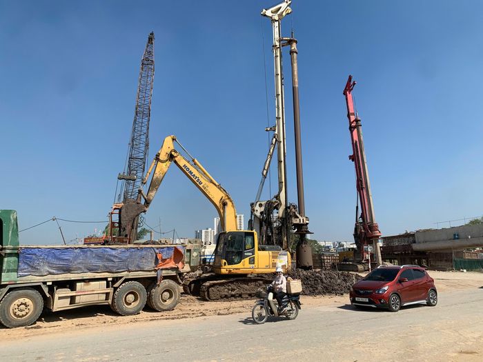 Dự án tuyến đường QL6 đoạn Ba La - Xuân Mai. 