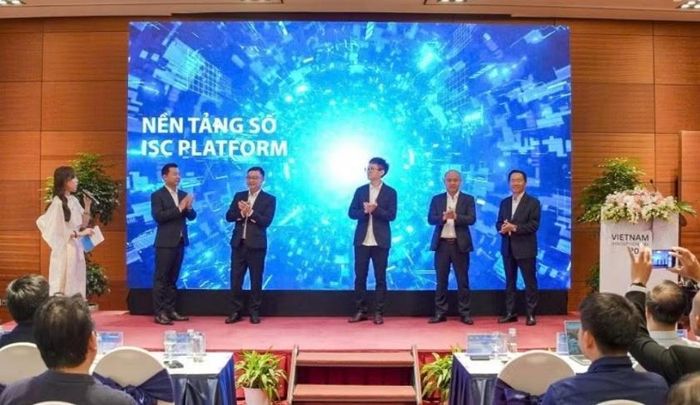 Ra mắt nền tảng số kết nối đổi mới sáng tạo ISC. (Ảnh: MST)