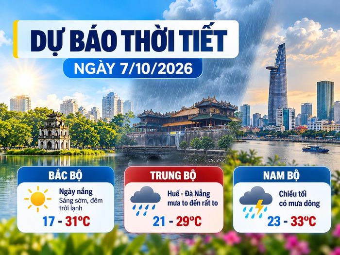 Ngày 7/10, Bắc bộ trời nắng, sáng sớm và đêm trời lạnh, vùng núi có nơi dưới 18 độ C. Ảnh được tạo với sự hỗ trợ của AI.