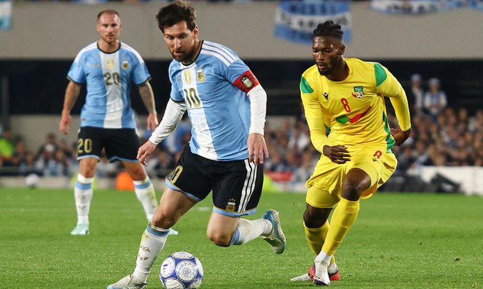 Messi là nhân vật chính trong trận đấu giữa Argentina và Benin. (Ảnh: Reuters)