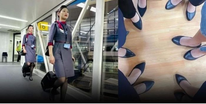 Tiếp viên hàng không đi giày bệt khi làm việc trên các chuyến bay.