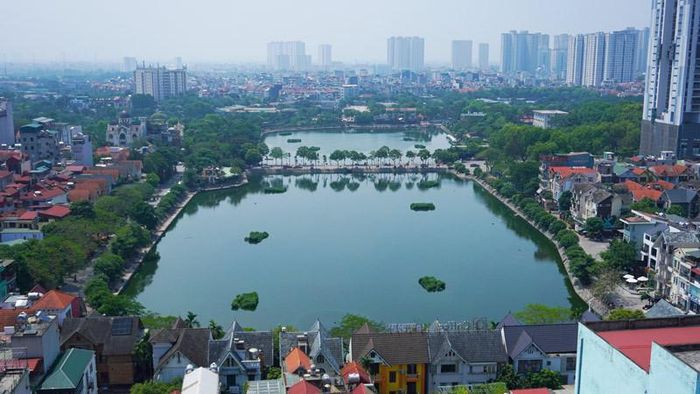 Trận địa số 3 tại hồ Văn Quán, phường Hà Đông. Ảnh: M.H