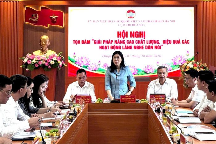 Quang cảnh hội nghị, sáng 7-10. Ảnh: Vân Thư.