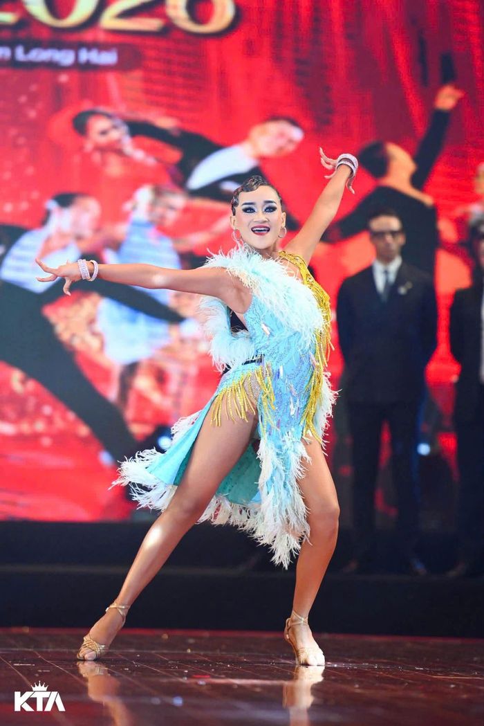Nguyễn Hoàng Ngọc là gương mặt nổi bật nhất của Dancesport Việt Nam. Ảnh: BTC