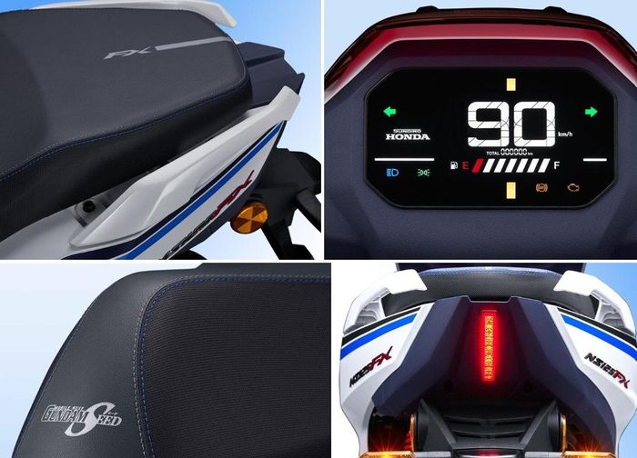 NS125FX có thể đạt tốc độ tối đa khoảng 90 km/h.