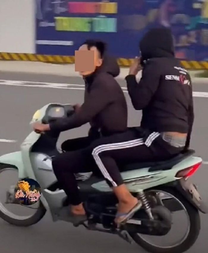 Hình ảnh cắt từ clip. Ảnh: Công an TP Đà Nẵng