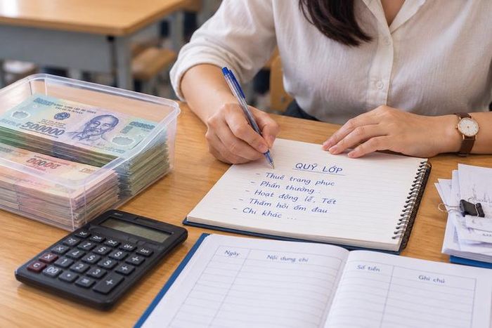 Trong thực tế, lớp có khá nhiều khoản chi phục vụ trực tiếp cho học sinh như thuê trang phục biểu diễn, phần thưởng khi các con tham gia thi đấu thể thao, văn nghệ, tổ chức một số hoạt động vào dịp lễ, Tết... Ảnh minh họa - AI. 