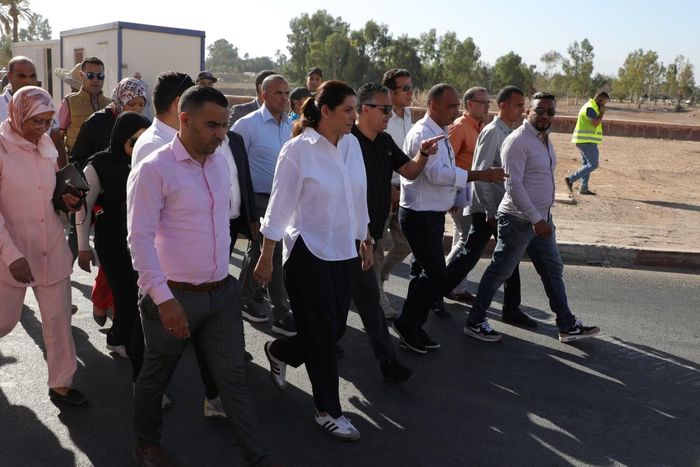  Bà El Mansouri khi còn là Thị trưởng Marrakesh, một trong những thành phố quan trọng nhất của Morocco 