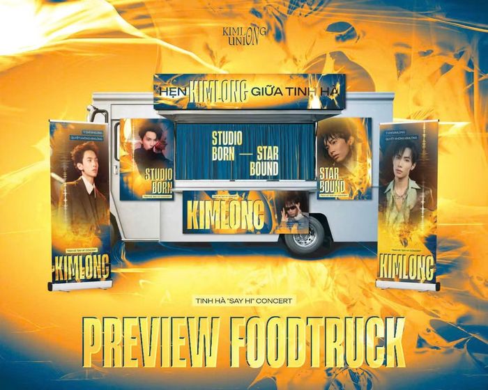  Dự án foodtruck cổ vũ Anh Trai KIMLONG. Nguồn: Threads long.livethekim 