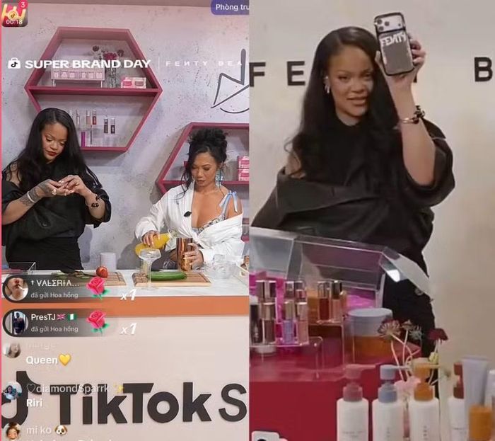  Các sản phẩm được nữ ca sĩ giới thiệu đều thuộc Fenty Beauty và Fenty Skin. 