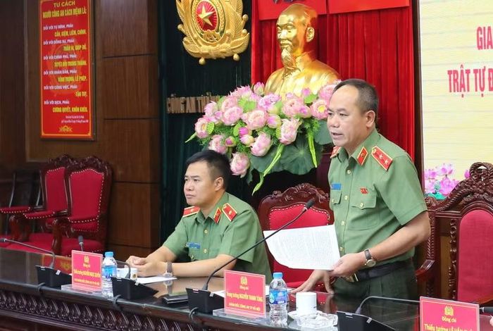 Đồng chí Giám đốc CATP nhấn mạnh vai trò trách nhiệm người đứng đầu trong giải quyết các điểm nghẽn