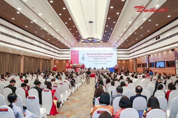 Quang cảnh Đại hội Đại biểu toàn quốc Hội Nghệ sĩ Múa Việt Nam lần thứ VIII, nhiệm kỳ 2026-2031. Ảnh: Quang Vinh.