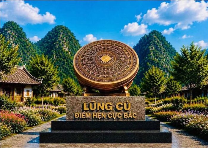 Công trình được định hướng bảo đảm mỹ quan, hài hòa với cảnh quan tự nhiên, tạo điểm nhấn riêng cho Lũng Cú