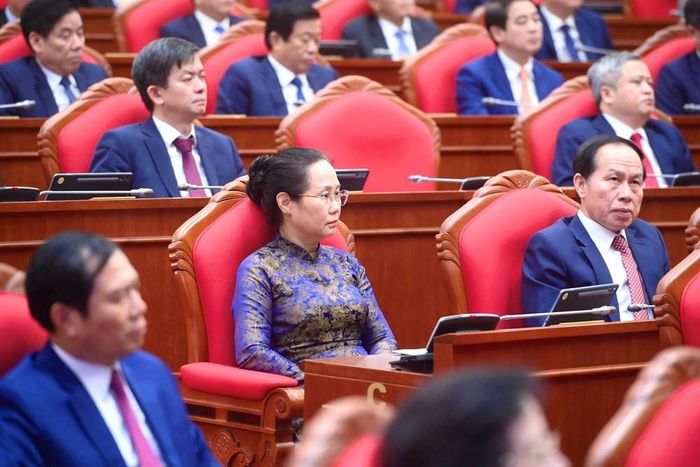 Phó Thủ tướng Chính phủ Lê Tiến Châu, Bộ trưởng Bộ VHTTDL Lâm Thị Phương Thanh và các đại biểu dự phiên bế mạc Hội nghị. Ảnh: Đăng Khoa