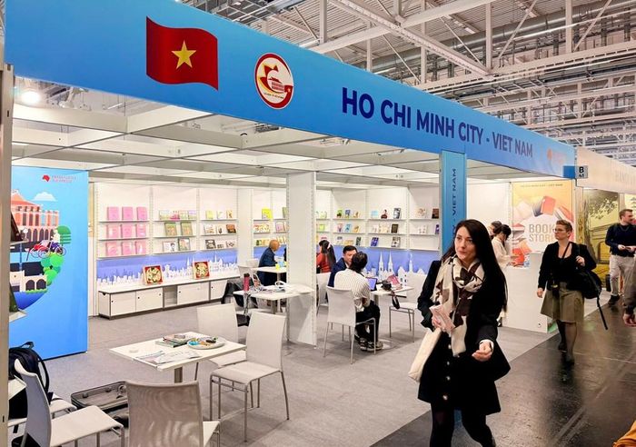 Gian hàng của TP.HCM tại Hội sách Frankfurt 2026