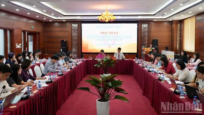 Quang cảnh hội thảo. (Ảnh: QUỐC ĐẠT)
