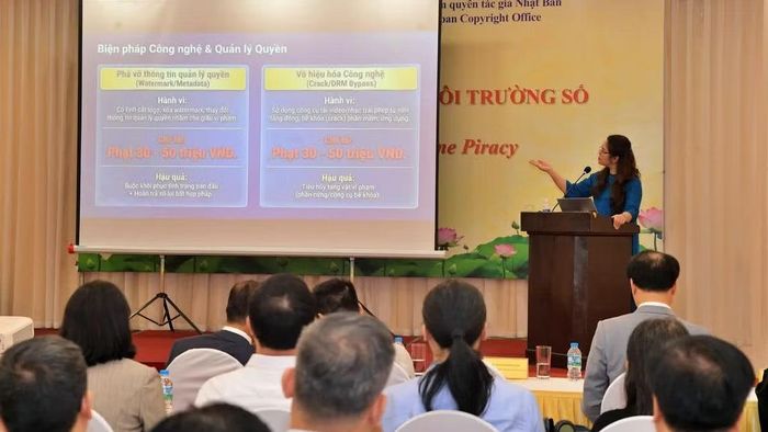Vấn đề bản quyền trên môi trường số được đề cập trong nhiều hội thảo gần đây. (Ảnh: Phạm Sỹ)