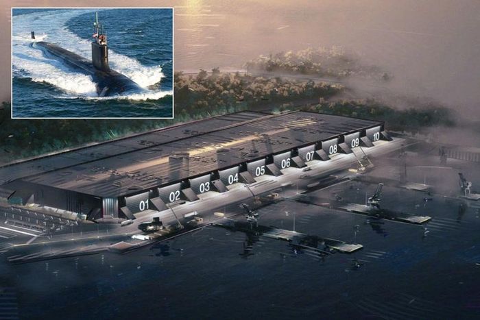 Khoản đầu tư vào Arsenal-2 của Anduril nhằm mở rộng năng lực công nghiệp của Mỹ trong sản xuất tàu ngầm lớp Virginia. Ảnh: Anduril/ Hải quân Mỹ  