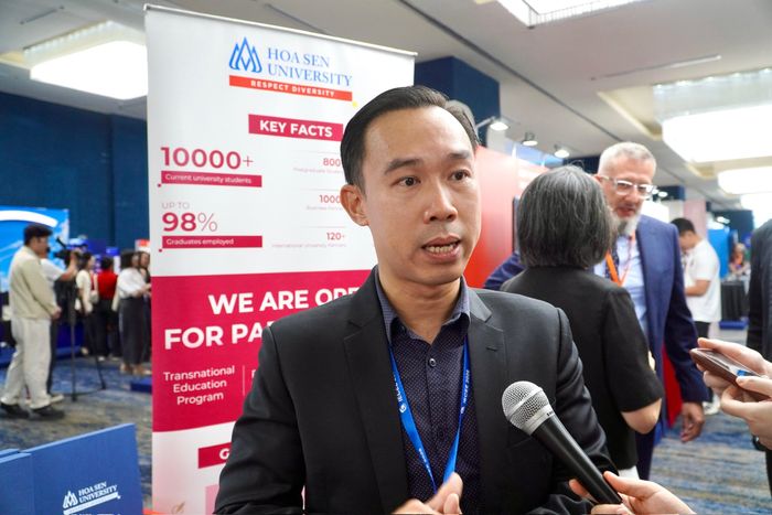 PGS-TS Nguyễn Tuấn Đức, Phó Hiệu trưởng Trường Đại học Hoa Sen. Ảnh: VÂN THANH 