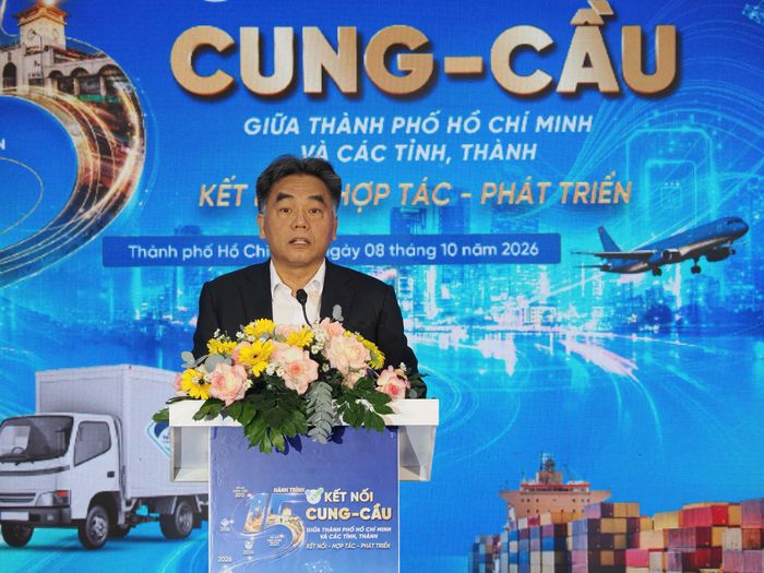  Phó Chủ tịch Thường trực UBND TPHCM Nguyễn Lộc Hà phát biểu tại chương trình. Ảnh: HOÀNG HÙNG 