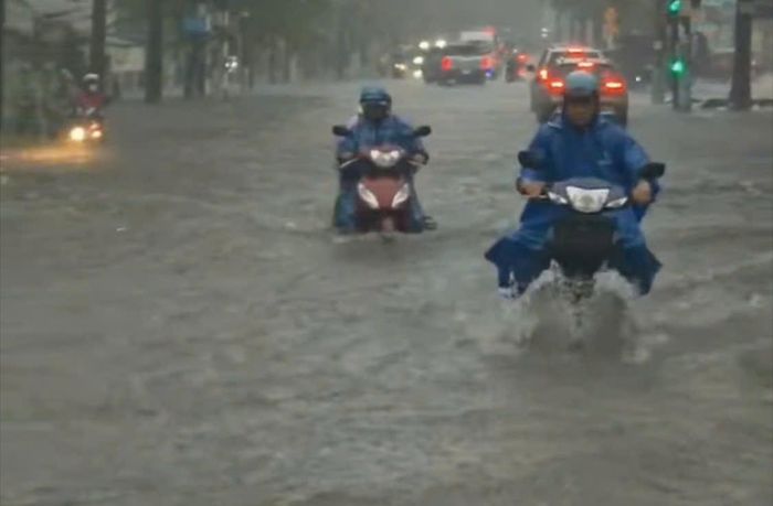  Đường Đồng Khởi, phường Tam Hiệp, TP Đồng Nai cũng ngập nặng 