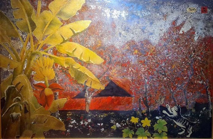 Tác phẩm trưng bày tại triển lãm "Kinh Bắc Art" mùa 4.