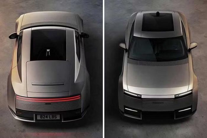 Giống như phiên bản concept, mẫu xe điện này cũng được trang bị mui thấp và cửa sổ bên sườn có kích thước cực kỳ nhỏ. Để đảm bảo nội thất không tạo cảm giác như một căn hầm kín, Jaguar trang bị cửa sổ trời bằng kính toàn cảnh cỡ lớn, kéo dài phía trên cả bốn ghế. Xe sở hữu bộ mâm đa chấu cỡ lớn, tay nắm cửa chìm vào thân xe và không có kính chắn gió sau.