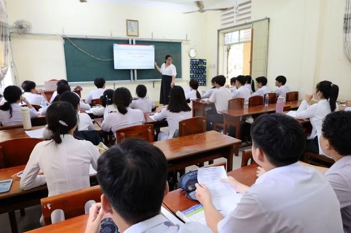 Một tiết học tại trường.