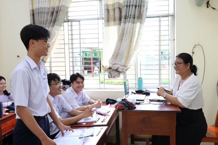 Một tiết học ở trường.