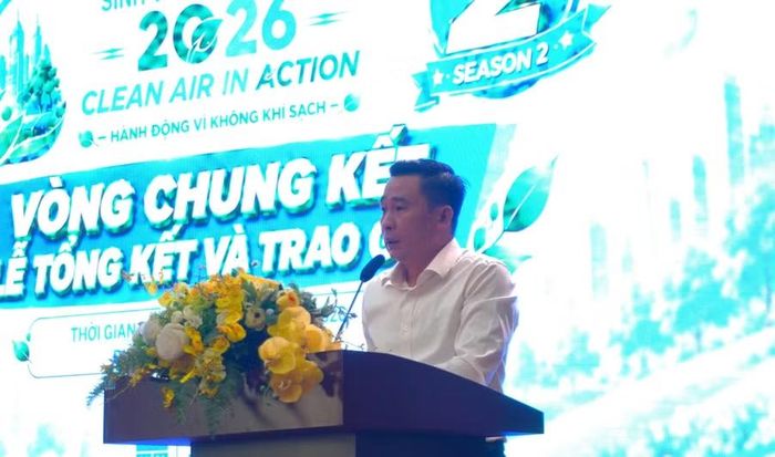 TS. Vũ Danh Tuyên – Phó Hiệu trưởng Nhà trường phát biểu tại chung kết.
