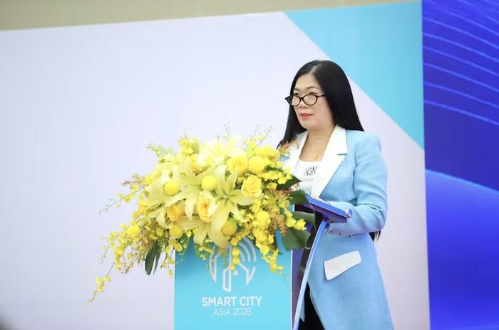 Bà Nguyễn Thị Bích Lan phát biểu tại Diễn đàn. Ảnh: BTC