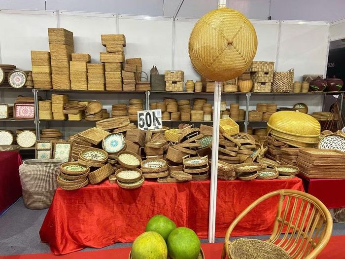  Hanoi Giftshow 2026 tổ chức nhiều không gian trải nghiệm sản phẩm thủ công mỹ nghệ làng nghề. ﻿Ảnh: Thùy Linh 