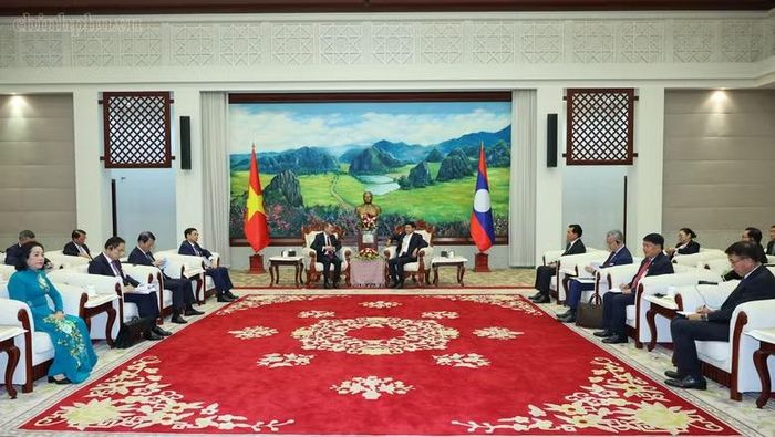 Quang cảnh cuộc hội kiến. Ảnh: CP