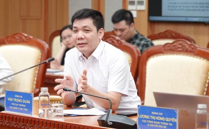 Ông Văn Trọng Duẩn, Phó Cục trưởng Cục Quản lý Đấu thầu, Bộ Tài chính. Ảnh: MOF