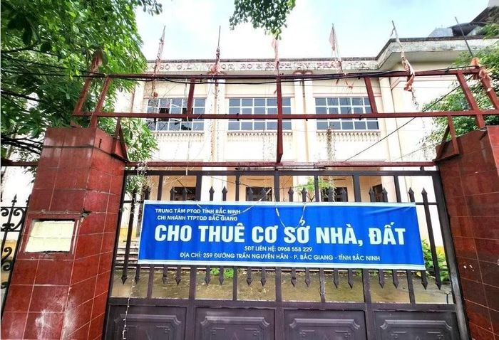 Thông báo cho thuê một cơ sở nhà đất dôi dư trên địa bàn phường Bắc Giang (thành phố Bắc Ninh).