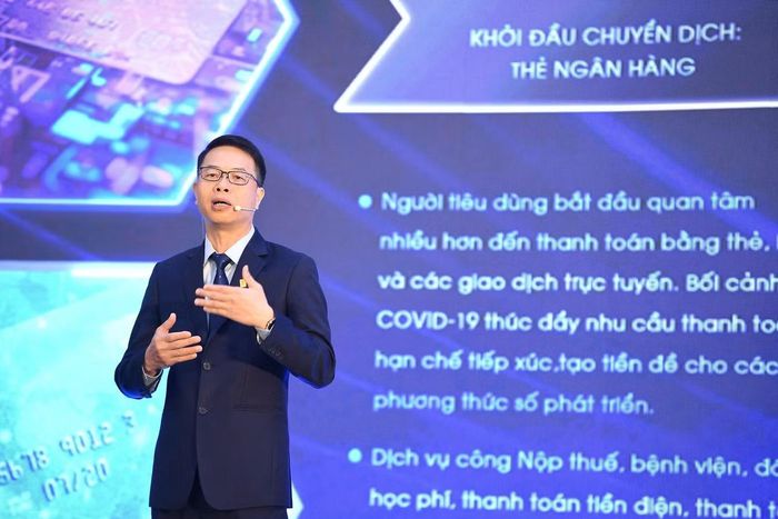 Ông Nguyễn Quang Hưng - Chủ tịch HĐQT Công ty Cổ phần Thanh toán Quốc gia Việt Nam NAPAS, Đồng Trưởng Ban Tổ chức chương trình.