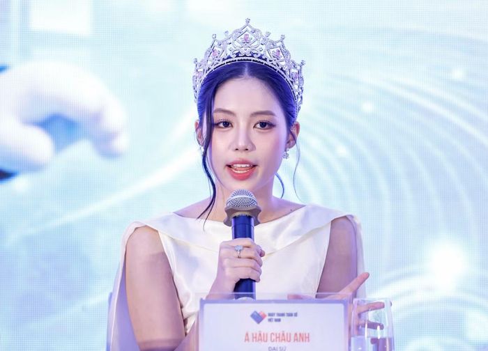  Trần Ngọc Châu Anh kỳ vọng công nghệ sẽ không chỉ xuất hiện qua những khái niệm mà trở nên gần gũi hơn thông qua hoạt động mua sắm, giải trí và những lựa chọn thường ngày. Ảnh: Trọng Tài, Như Ý. 