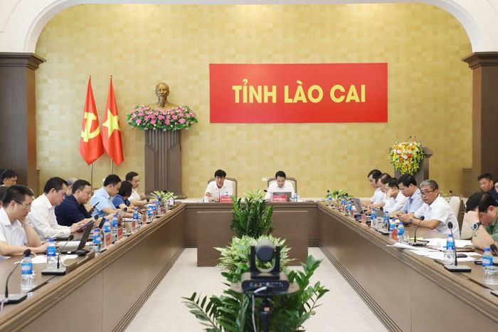  Tỉnh Lào Cai tổ chức họp rà soát tiến độ giải ngân vốn các chương trình mục tiêu quốc gia﻿ năm 2026. 
