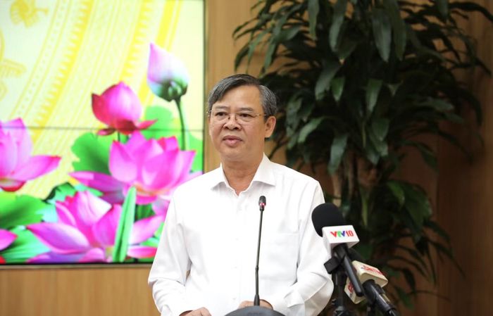 ông Trương Cảnh Tuyên, Chủ tịch UBND TP. Cần Thơ phát biểu. Ảnh: Nhật Huy