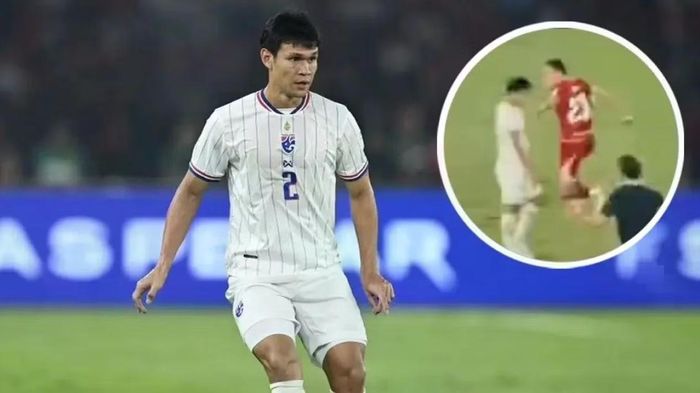 Khoảnh khắc Hubner chạy qua và khiêu khích Nattapong
